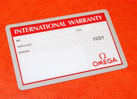 omega watch warranty.